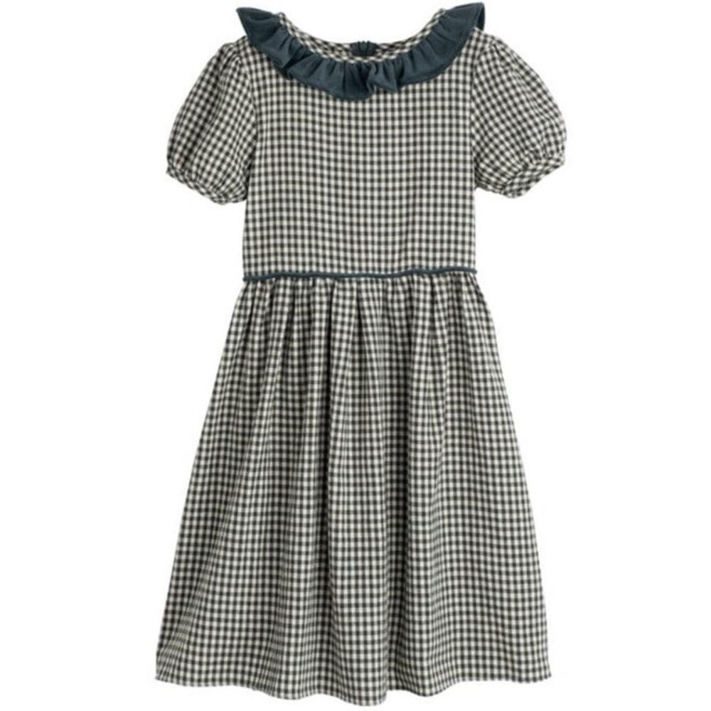 Maison Me Green Plaid Sofia Girls Dress Size 10